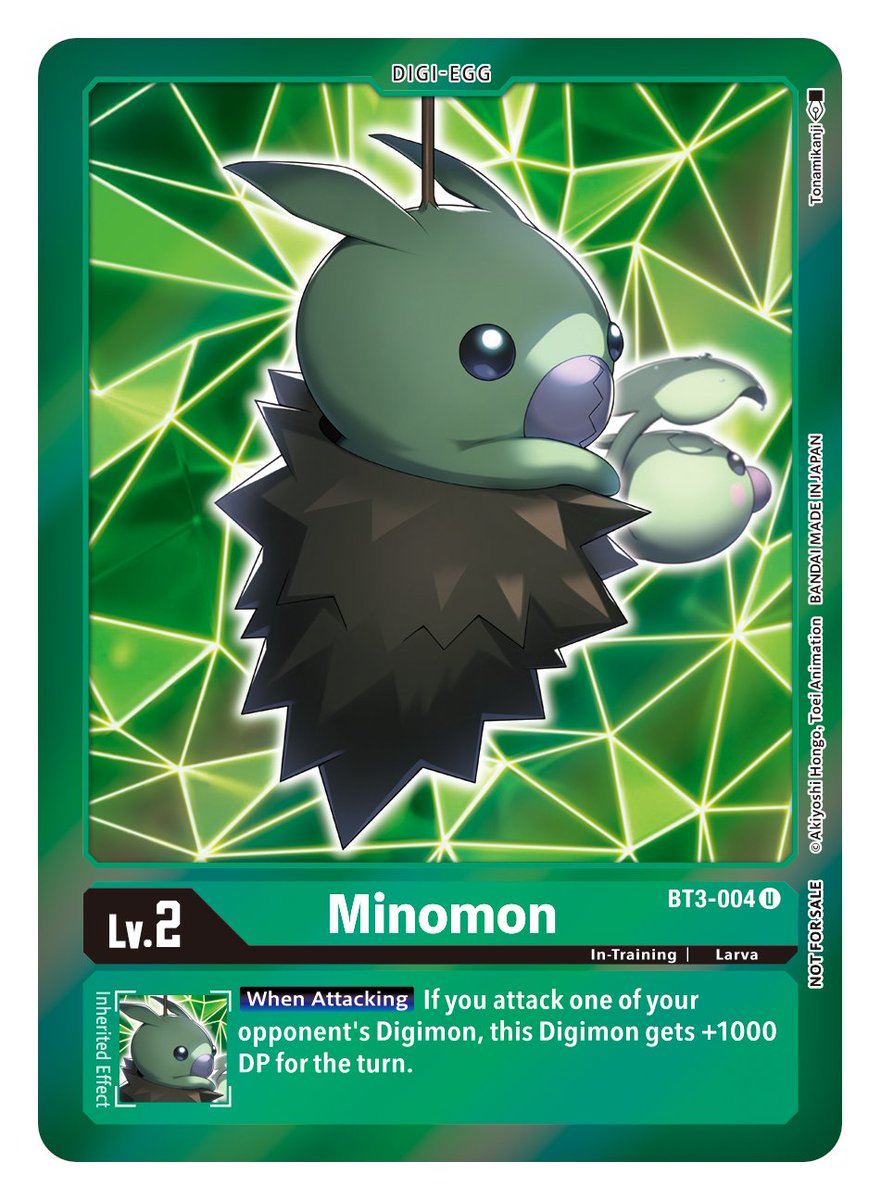 Minomon [BT3-004] (Event Pack 2) [Release Special Booster Ver.1.5] | Arkham Games and Comics