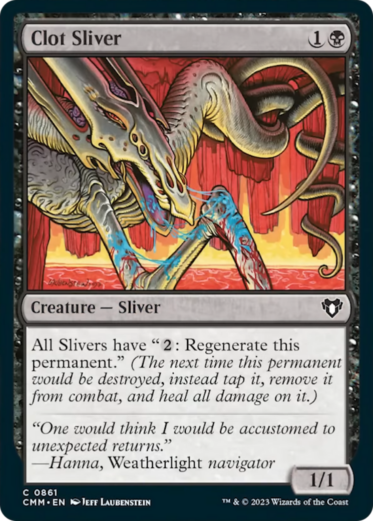 Clot Sliver [Commander Masters] | Arkham Games and Comics