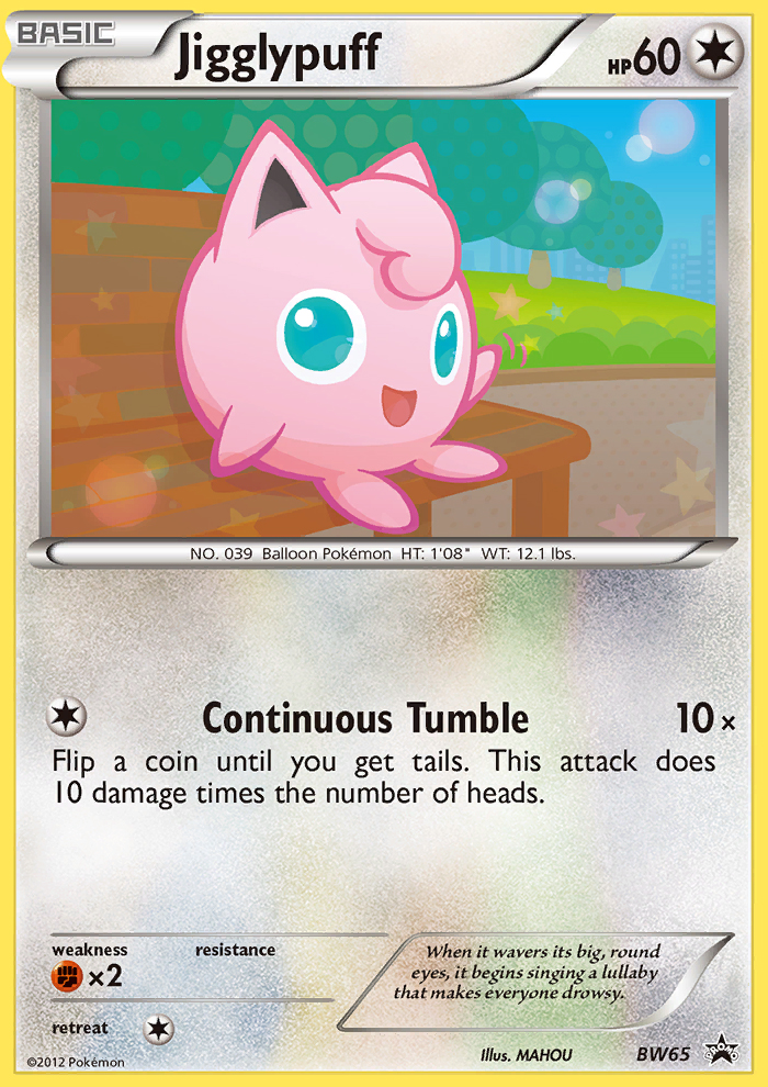 Jigglypuff (BW65) [Black & White: Black Star Promos] | Arkham Games and Comics