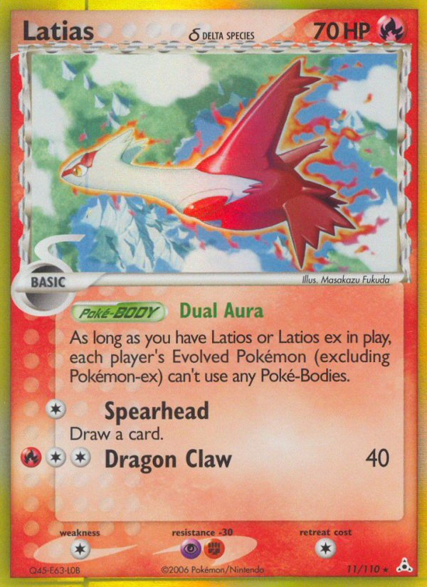 Latias (11/110) (Delta Species) [EX: Holon Phantoms] | Arkham Games and Comics