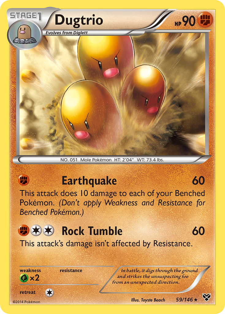 Dugtrio (59/146) [XY: Base Set] | Arkham Games and Comics