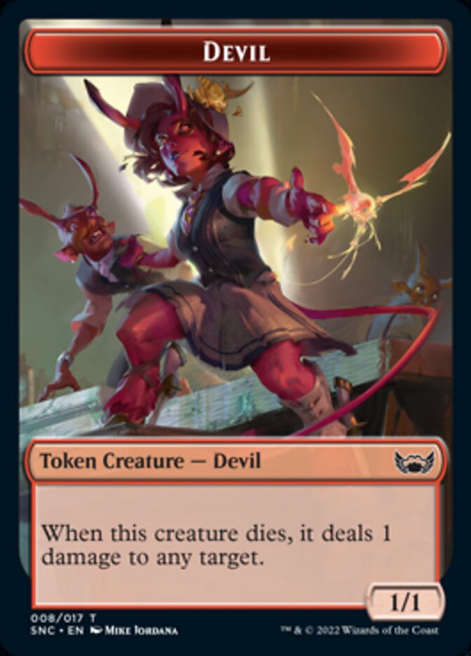 Devil Token [Streets of New Capenna Tokens] | Arkham Games and Comics