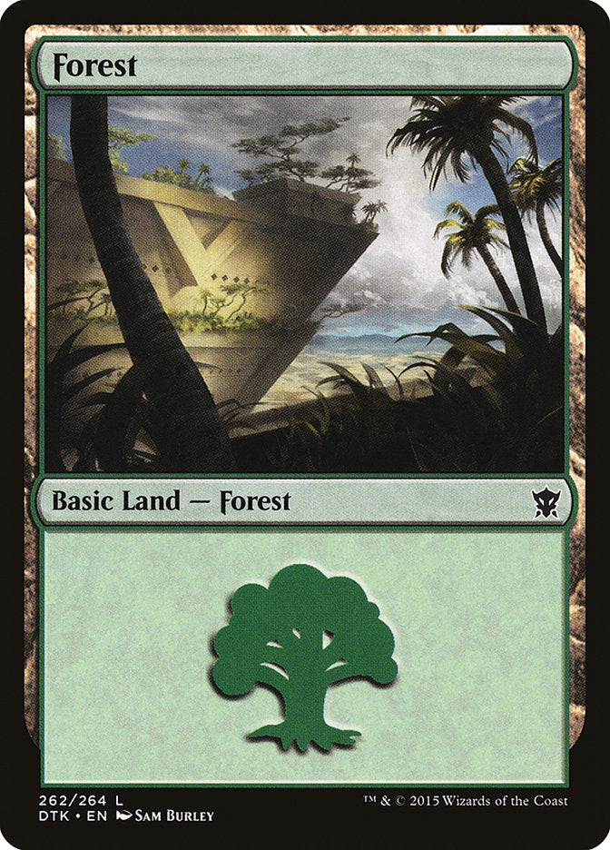 Forest (262) [Dragons of Tarkir] | Arkham Games and Comics