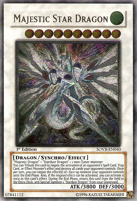 Majestic Star Dragon [SOVR-EN040] Ultimate Rare | Arkham Games and Comics