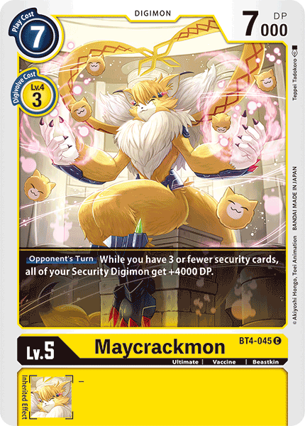 Maycrackmon [BT4-045] [Great Legend] | Arkham Games and Comics