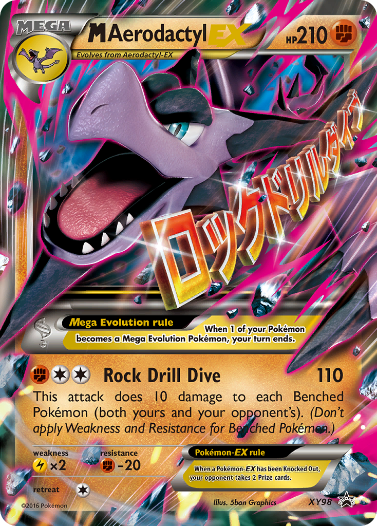 M Aerodactyl EX (XY98) [XY: Black Star Promos] | Arkham Games and Comics