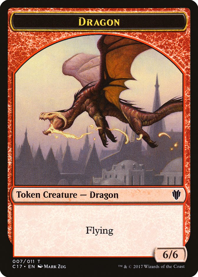 Dragon Token (007/011) [Commander 2017 Tokens] | Arkham Games and Comics