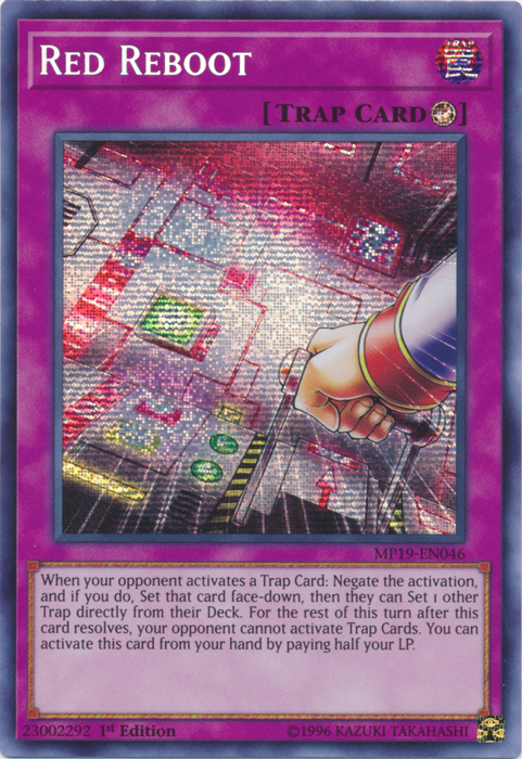 Red Reboot [MP19-EN046] Prismatic Secret Rare | Arkham Games and Comics