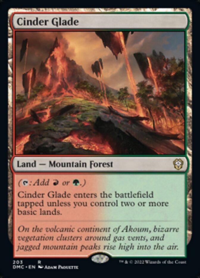 Cinder Glade [Dominaria United Commander] | Arkham Games and Comics