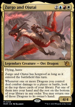 Zurgo and Ojutai (Promo Pack) [March of the Machine Promos] | Arkham Games and Comics