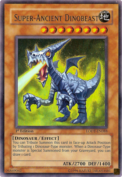 Super-Ancient Dinobeast [LODT-EN088] Ultra Rare | Arkham Games and Comics