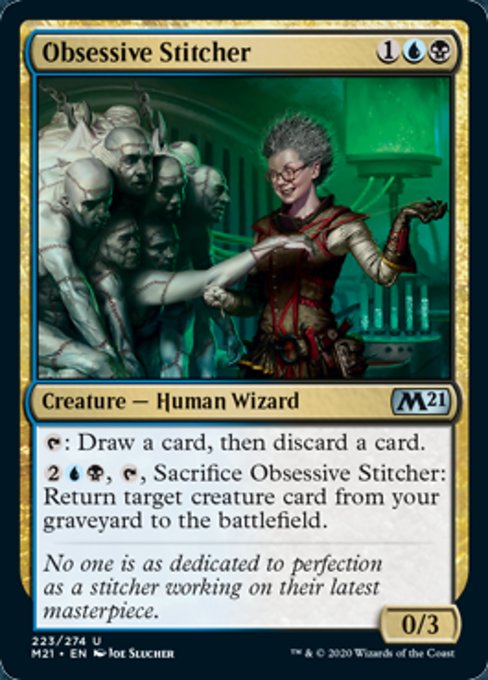 Obsessive Stitcher [Core Set 2021] | Arkham Games and Comics