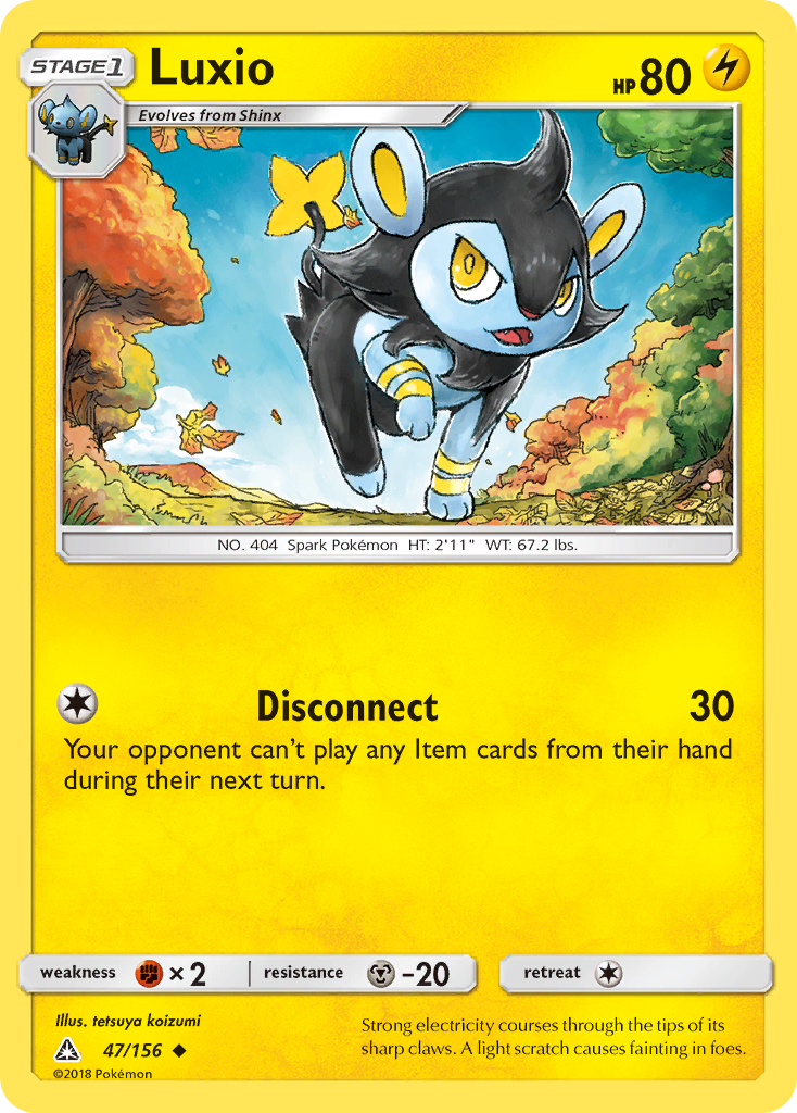 Luxio (47/156) [Sun & Moon: Ultra Prism] | Arkham Games and Comics