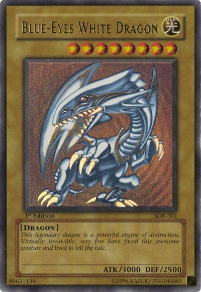 Blue-Eyes White Dragon [SDK-001] Ultra Rare | Arkham Games and Comics