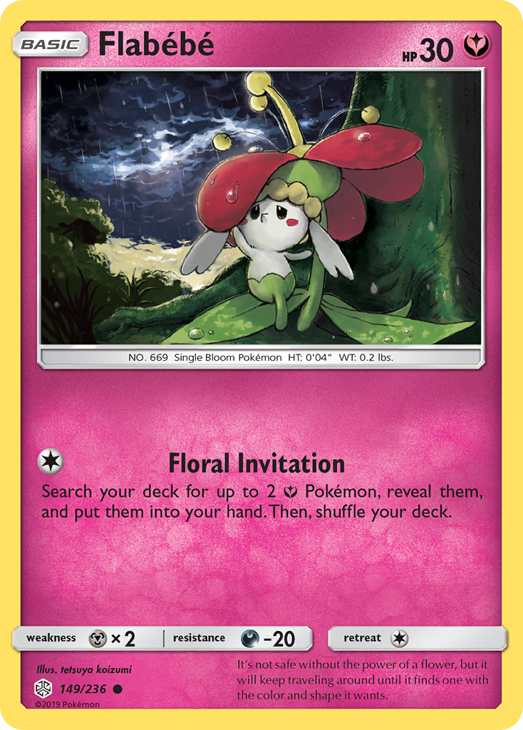 Flabebe (149/236) [Sun & Moon: Cosmic Eclipse] | Arkham Games and Comics