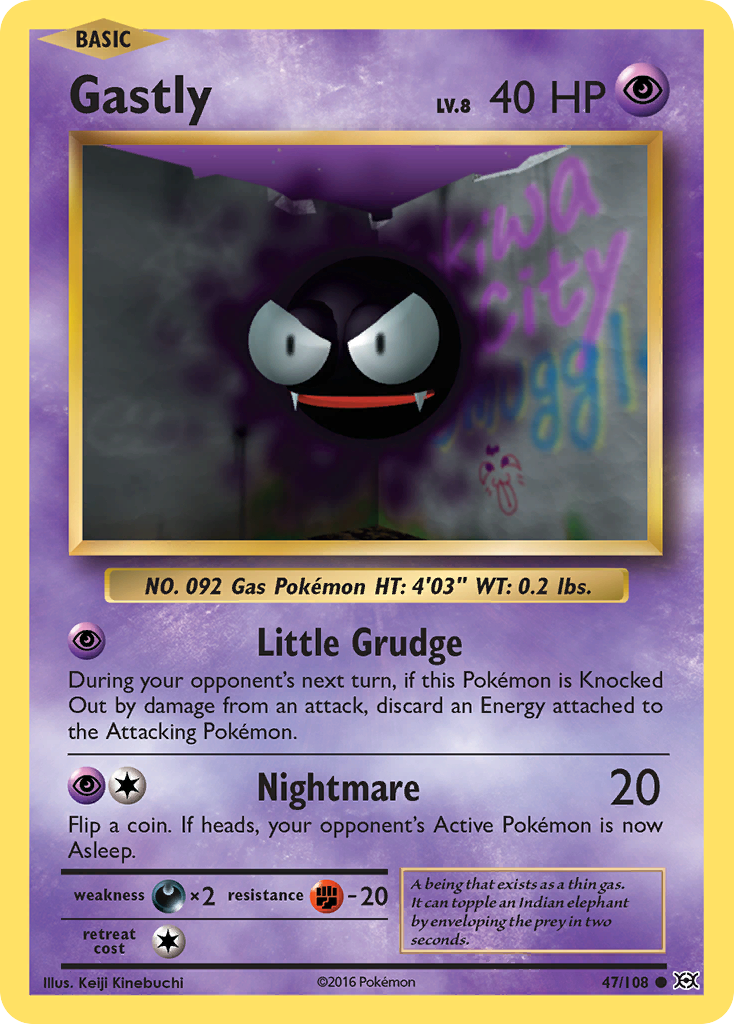 Gastly (47/108) [XY: Evolutions] | Arkham Games and Comics