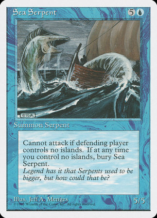 Sea Serpent [Fourth Edition] | Arkham Games and Comics