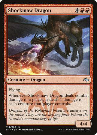 Shockmaw Dragon [Fate Reforged] | Arkham Games and Comics