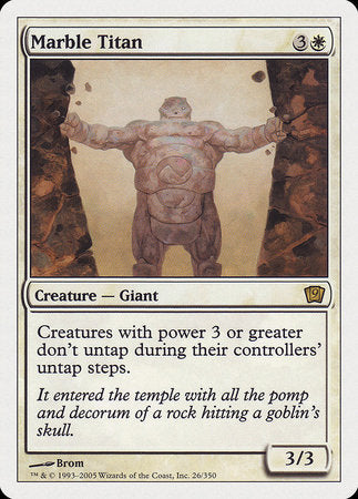Marble Titan [Ninth Edition] | Arkham Games and Comics