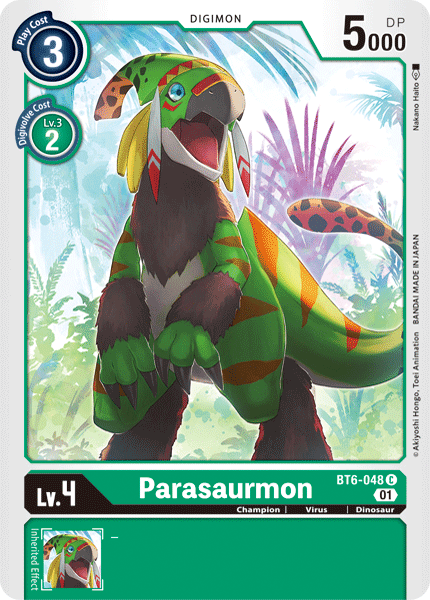 Parasaurmon [BT6-048] [Double Diamond] | Arkham Games and Comics