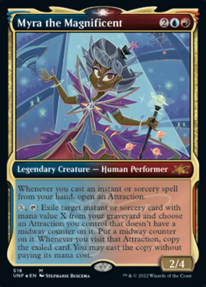 Myra the Magnificent (Showcase) (Galaxy Foil) [Unfinity] | Arkham Games and Comics