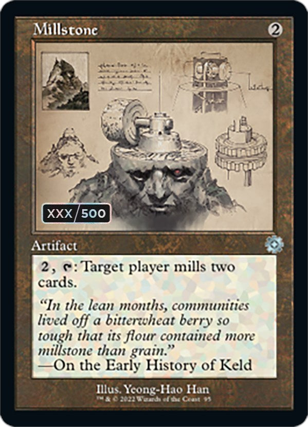 Millstone (Retro Schematic) (Serial Numbered) [The Brothers' War Retro Artifacts] | Arkham Games and Comics