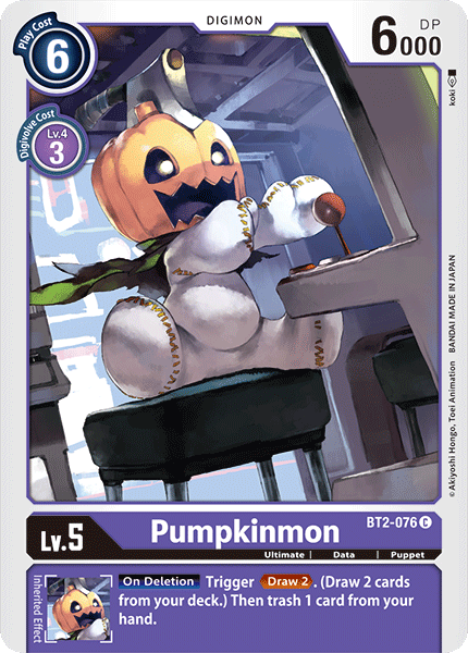 Pumpkinmon [BT2-076] [Release Special Booster Ver.1.0] | Arkham Games and Comics