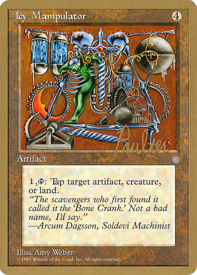 Icy Manipulator (Preston Poulter) [Pro Tour Collector Set] | Arkham Games and Comics