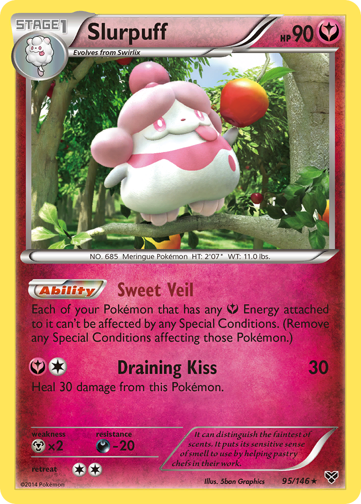 Slurpuff (95/146) [XY: Base Set] | Arkham Games and Comics