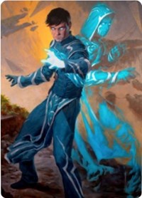 Jace, Mirror Mage 1 Art Card [Zendikar Rising Art Series] | Arkham Games and Comics