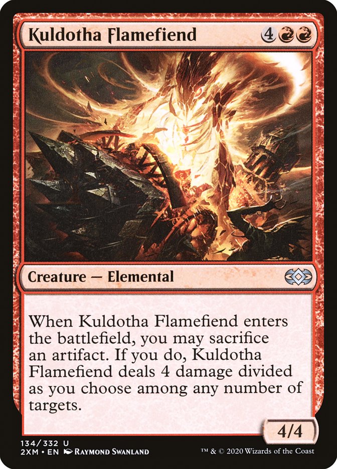 Kuldotha Flamefiend [Double Masters] | Arkham Games and Comics