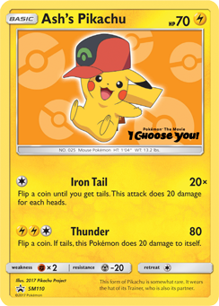 Ash's Pikachu (SM110) [Sun & Moon: Black Star Promos] | Arkham Games and Comics