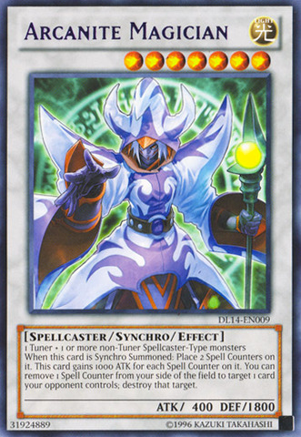 Arcanite Magician (Purple) [DL14-EN009] Rare | Arkham Games and Comics