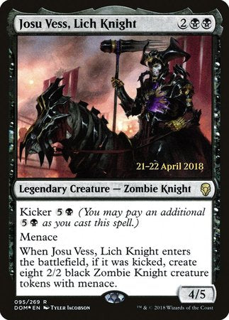 Josu Vess, Lich Knight [Dominaria Promos] | Arkham Games and Comics