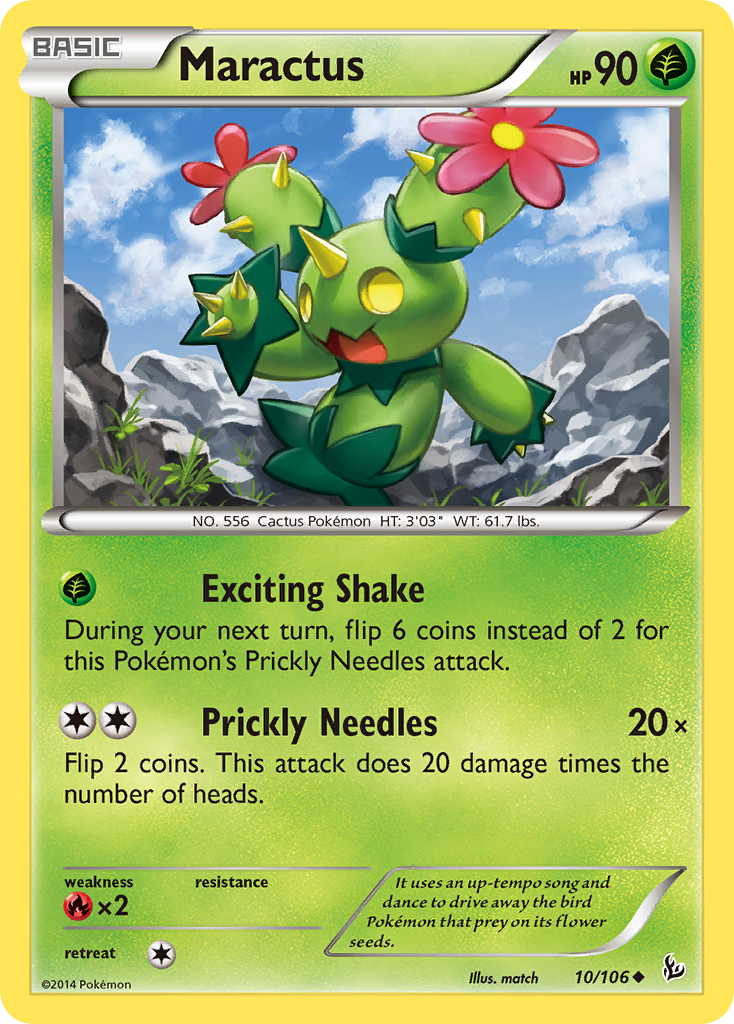 Maractus (10/106) [XY: Flashfire] | Arkham Games and Comics