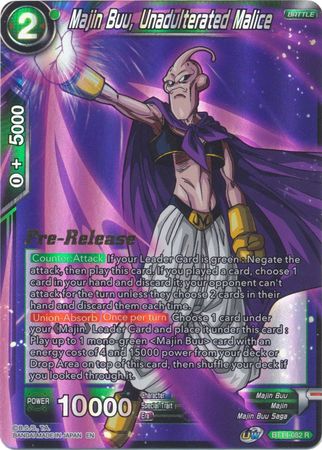 Majin Buu // Majin Buu, Unadulterated Might (BT14-062) [Cross Spirits Prerelease Promos] | Arkham Games and Comics