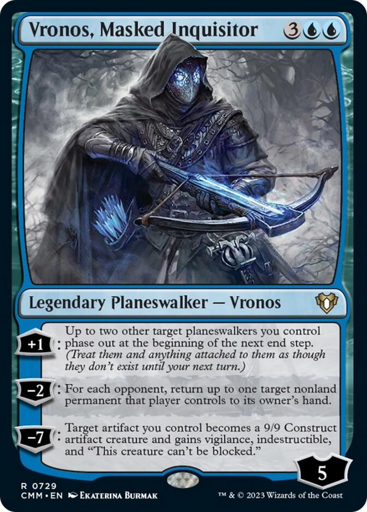 Vronos, Masked Inquisitor [Commander Masters] | Arkham Games and Comics