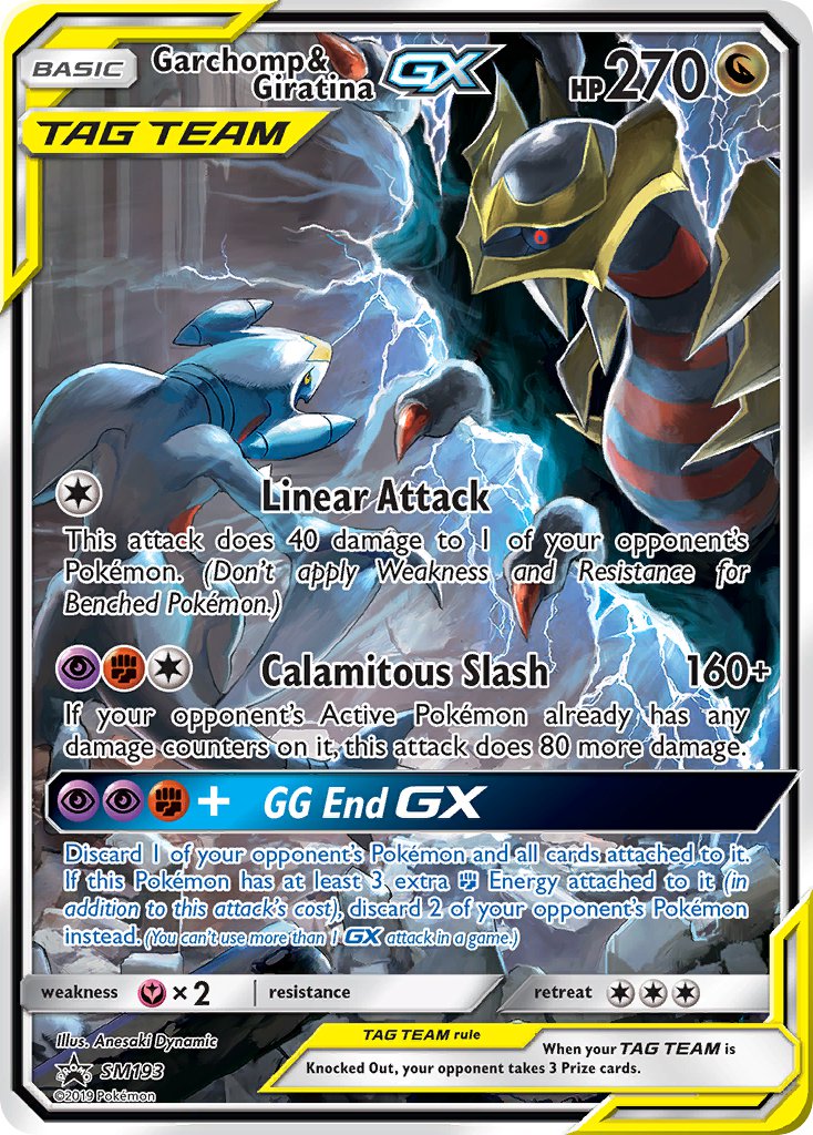 Garchomp & Giratina GX (SM193) [Sun & Moon: Black Star Promos] | Arkham Games and Comics