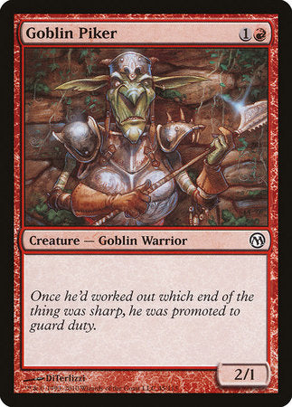 Goblin Piker [Duels of the Planeswalkers] | Arkham Games and Comics