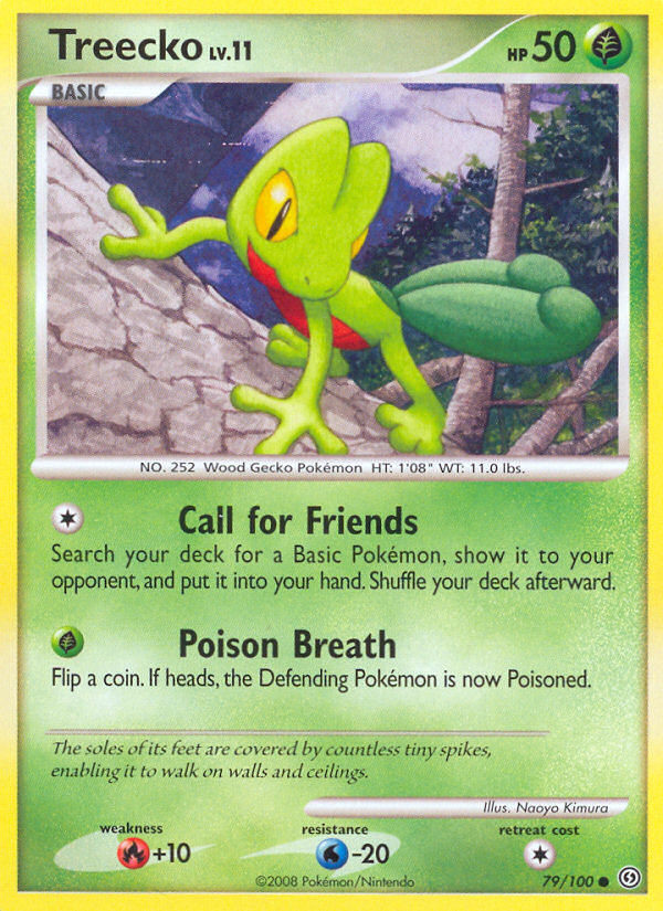 Treecko (79/100) [Diamond & Pearl: Stormfront] | Arkham Games and Comics