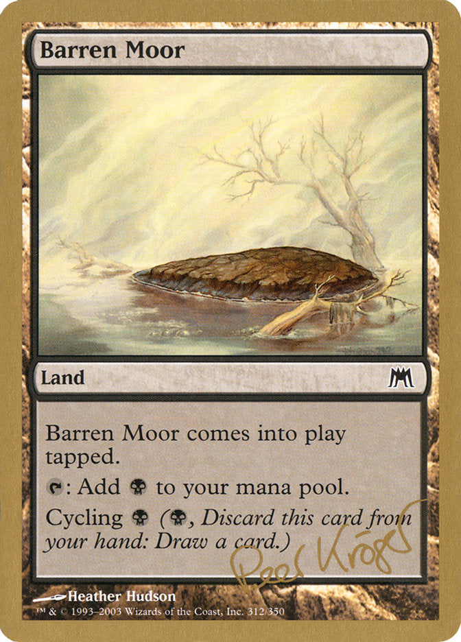 Barren Moor (Peer Kroger) [World Championship Decks 2003] | Arkham Games and Comics