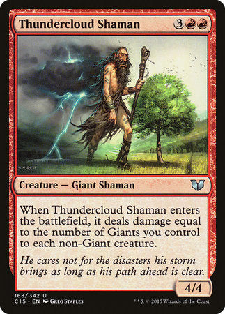 Thundercloud Shaman [Commander 2015] | Arkham Games and Comics