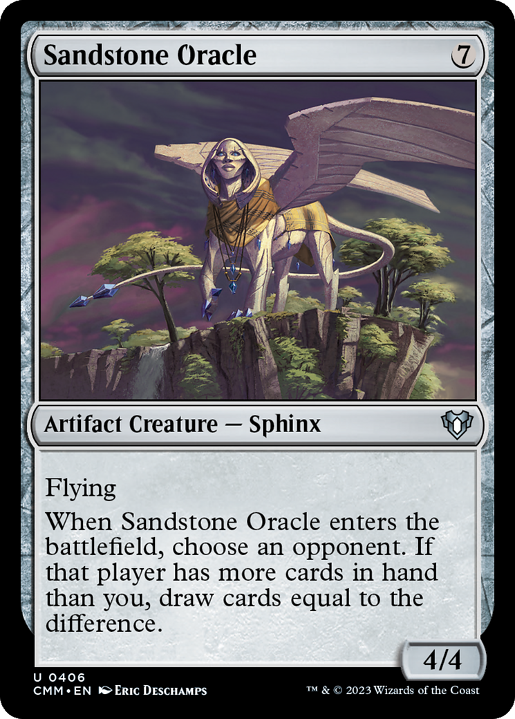 Sandstone Oracle [Commander Masters] | Arkham Games and Comics