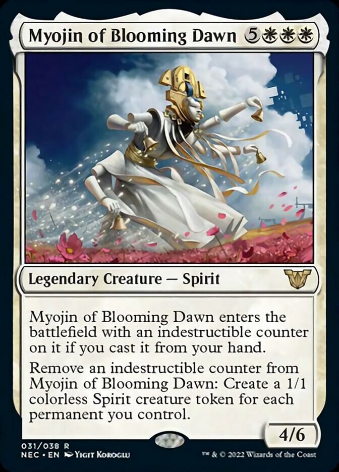 Myojin of Blooming Dawn [Kamigawa: Neon Dynasty Commander] | Arkham Games and Comics