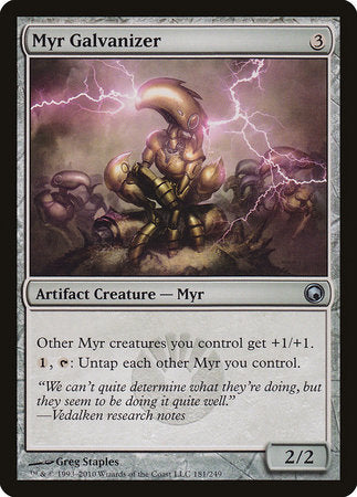 Myr Galvanizer [Scars of Mirrodin] | Arkham Games and Comics