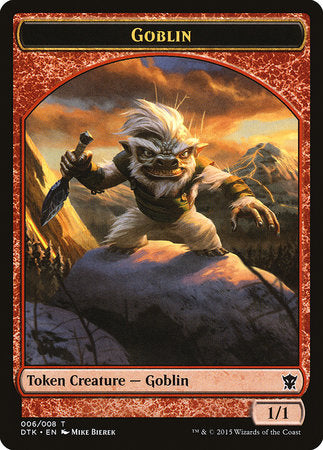 Goblin Token [Dragons of Tarkir Tokens] | Arkham Games and Comics