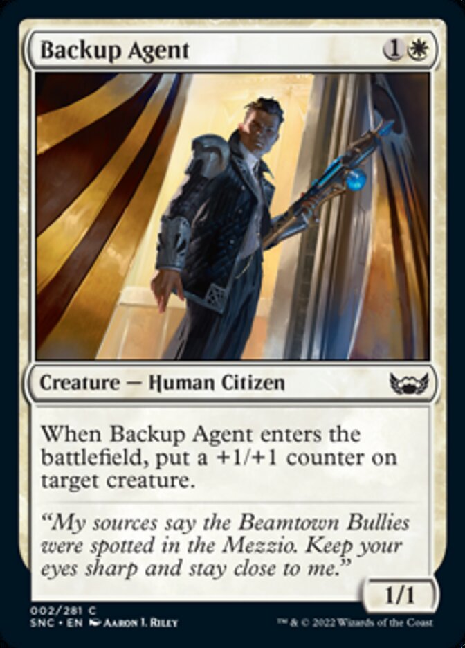 Backup Agent [Streets of New Capenna] | Arkham Games and Comics