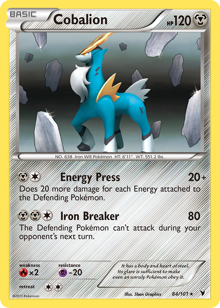 Cobalion (84/101) [Black & White: Noble Victories] | Arkham Games and Comics