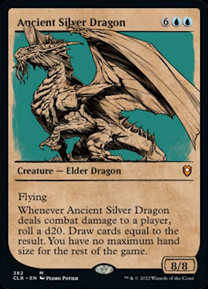 Ancient Silver Dragon (Showcase) [Commander Legends: Battle for Baldur's Gate] | Arkham Games and Comics