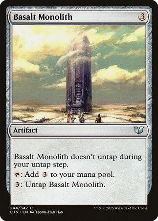 Basalt Monolith [Commander 2015] | Arkham Games and Comics
